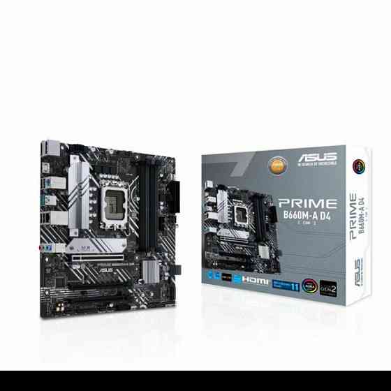 Материнская плата asus prime b660m-a d4-csm (lga1700, matx) в макеевке днр | Гарантия Донецк