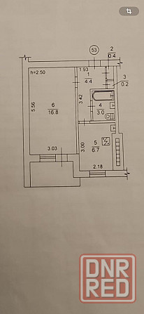 под ремонт. продается 1-комнатная квартира рядом с Покровским рынком Донецк - изображение 5