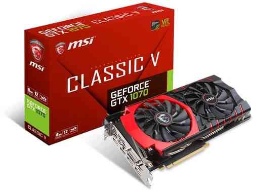 Видеокарта PCI-E MSI GeForce GTX 1070 classic V Донецк