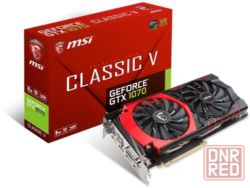 Видеокарта PCI-E MSI GeForce GTX 1070 classic V Донецк - изображение 1