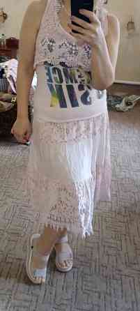 Продам юбку летнюю розовую, р 46-52 Донецк