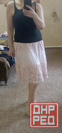 Продам юбку летнюю розовую, р 46-52 Донецк - изображение 2