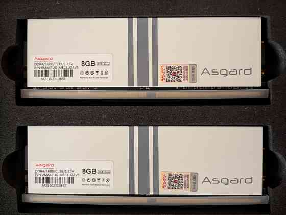 Оперативная память Asgard Valkyrie DDR4 3600 CL18 2X8GB Донецк