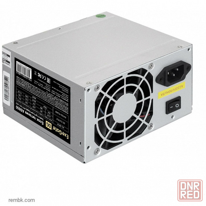 Блок питания exegate ab650 (atx, 8cm fan, 24pin, 4pin, 3xsata, 2xide, fdd), ex292143rus oem в макеевке днр | Гарантия Донецк - изображение 1