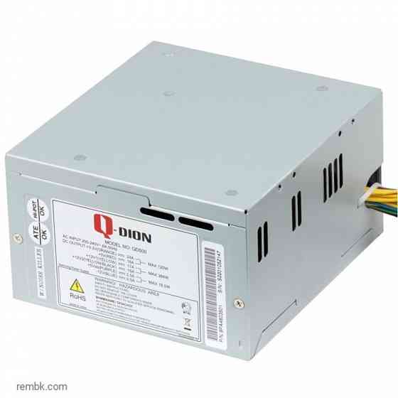 Блок питания fsp q-dion qd500 80+ 500 вт (qd500 80+), oem в макеевке днр | Гарантия Донецк