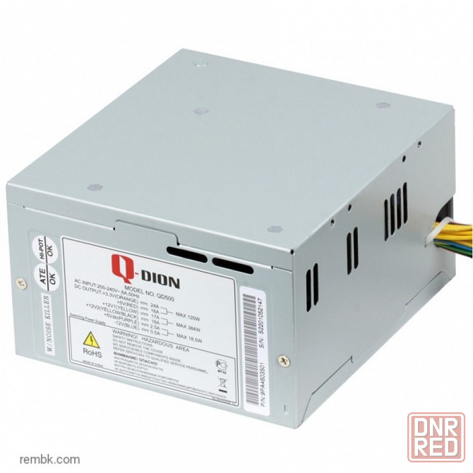 Блок питания fsp q-dion qd500 80+ 500 вт (qd500 80+), oem в макеевке днр | Гарантия Донецк - изображение 1