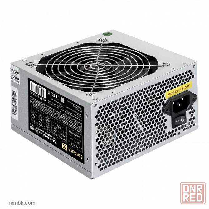 Блок питания компьютера exegate 850w un850 (atx, 12cm fan, 24pin, 2x(4+4)pin, pcie, 3xsata, 2xide) oem | Гарантия Донецк - изображение 1