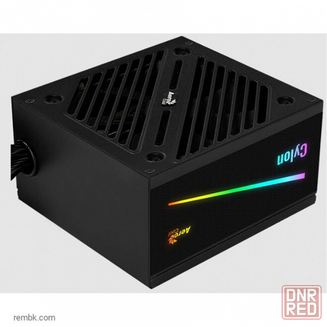 Блок питания aerocool atx 500w cylon 500 80+ (24+4+4pin) apfc 120mm fan color 5xsata rtl по доступной цене в макеевке днр | Гарантия Донецк - изображение 1