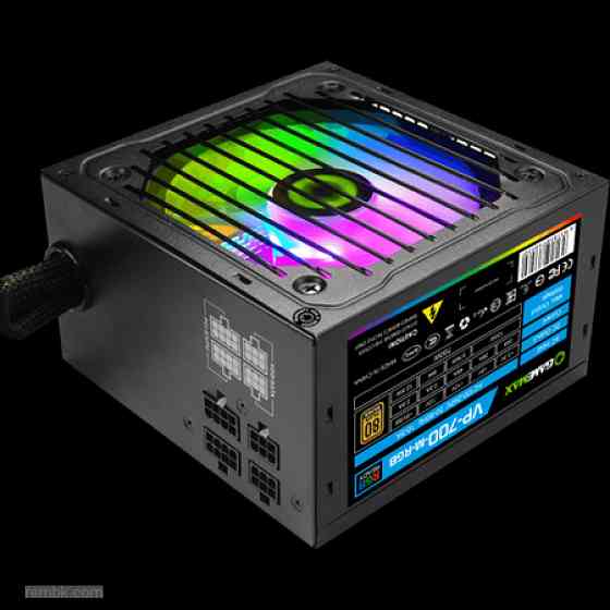 Блок питания gamemax vp-700-rgb-modular 80+ atx 700w, ultra quiet в макеевке днр | Гарантия Донецк