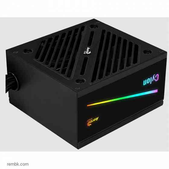 Блок питания aerocool atx 600w cylon 600 80+ (24+4+4pin) apfc 120mm fan color 5xsata rtl по доступной цене в макеевке днр | Гарантия Донецк