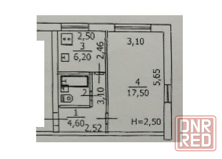 Продам 1 комн. кв., 1/5 эт., 31.2 м.кв. - Макеевка, квартал Северный Макеевка - изображение 7