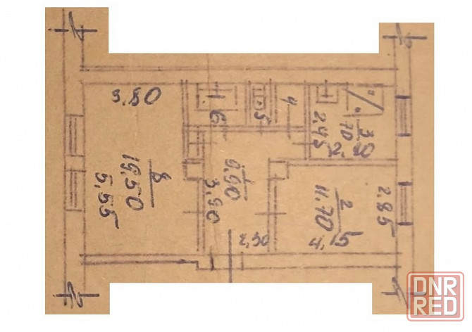 Продам 2-х комн. сталинку, 2/3 эт., 54 м.кв. - Макеевка-Западная, Тц Галактика Макеевка - изображение 8