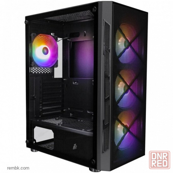 Корпус 1stplayer firebase xp, черный (xp-bk-4f1) по доступной цене в макеевке днр | Гарантия Макеевка - изображение 1