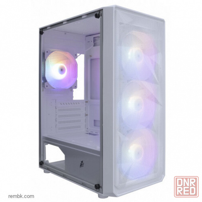 Корпус 1stplayer fd3-m, белый (fd3-m-wh-4f1-w) по доступной цене в макеевке днр | Гарантия Макеевка - изображение 1