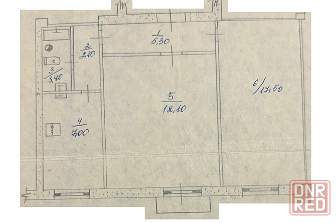Продам 2-х комн. сталинку, 4/4 эт., 47.4 м.кв. - Макеевка, ул. Депутатская, пос. Якхз Макеевка - изображение 8