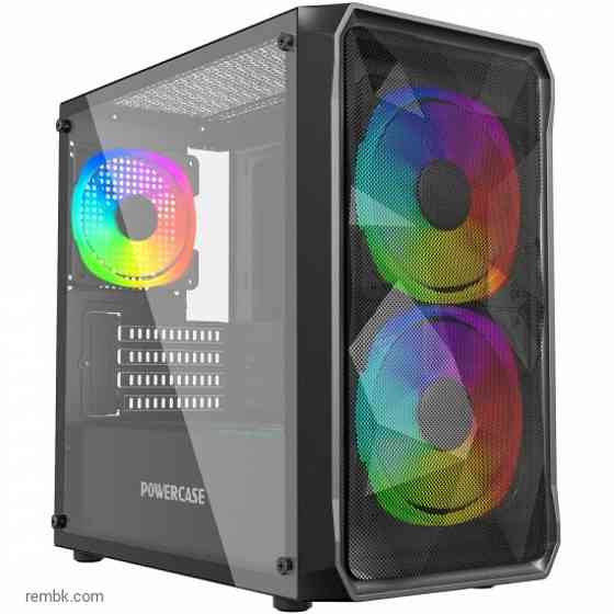 Корпус powercase mistral micro a3b argb, черный (cmmab-a3) в макеевке днр | Гарантия Макеевка