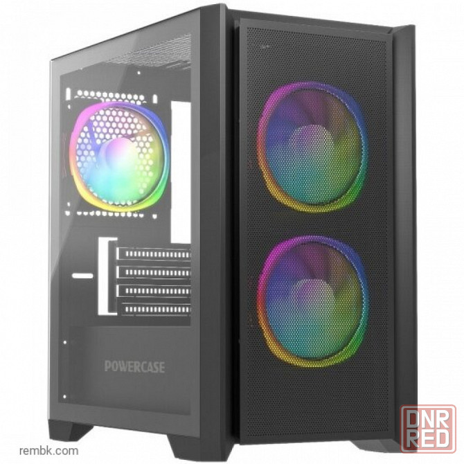 Корпус powercase alisio micro z3b argb, черный (camzb-a3) в макеевке днр | Гарантия Макеевка - изображение 1