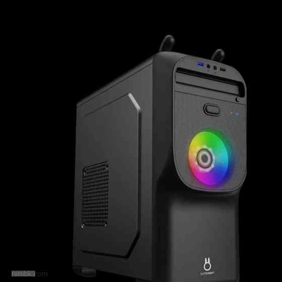 Корпус mini-tower zircon cute rabbit micro-atx/mini-itx, без бп, черный в макеевке днр | Гарантия Макеевка