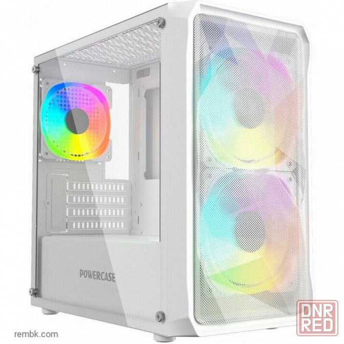Корпус powercase mistral micro a3w argb, tempered glass, 2x 140mm argb pwm+1x 120mm argb pwm, белый, matx cmmaw-a3 в макеевке днр | Гарантия Макеевка - изображение 1