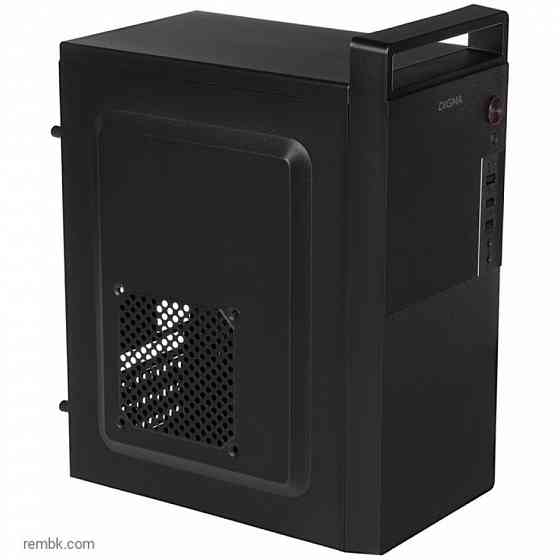 Корпус mini-tower digma [dc-matx101-u2], micro-atx, без бп, черный. в макеевке днр | Гарантия Макеевка