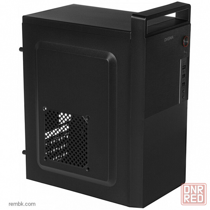 Корпус mini-tower digma [dc-matx101-u2], micro-atx, без бп, черный. в макеевке днр | Гарантия Макеевка - изображение 1