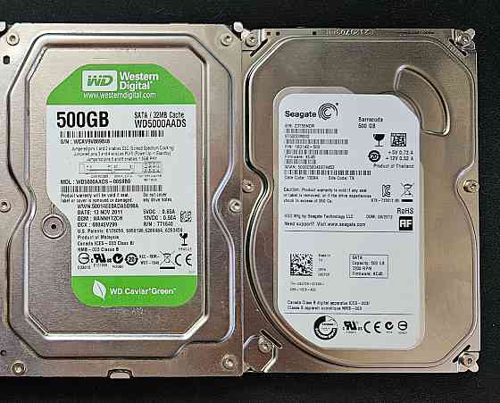 Жёсткие диски SATA 3,5" 500гб Макеевка