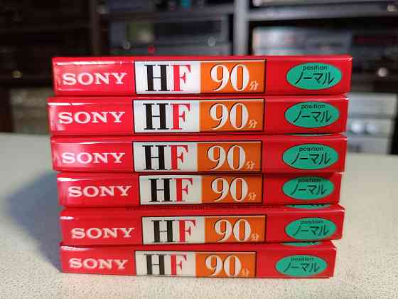 Запечатанные аудиокассеты Sony HF90 Донецк