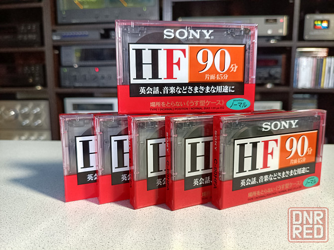 Запечатанные аудиокассеты Sony HF90 Донецк - изображение 1