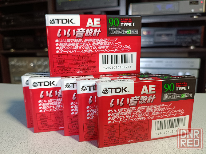 Запечатанные аудиокассеты TDK. AE90 Донецк - изображение 2