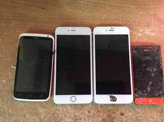 Продам на запчасти следующие аппараты - iphone 6s+ 64gb,iphone 6s+ 16gb,htc one x,htc s8,iphone 7+ Макеевка