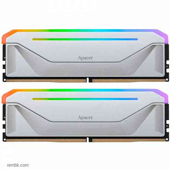 Оперативная память 32gb ddr5 6200mhz apacer nox rgb (2x16gb kit) (ah5u32g62c532nwaa-2) по доступной цене в макеевке днр | Гарантия Макеевка