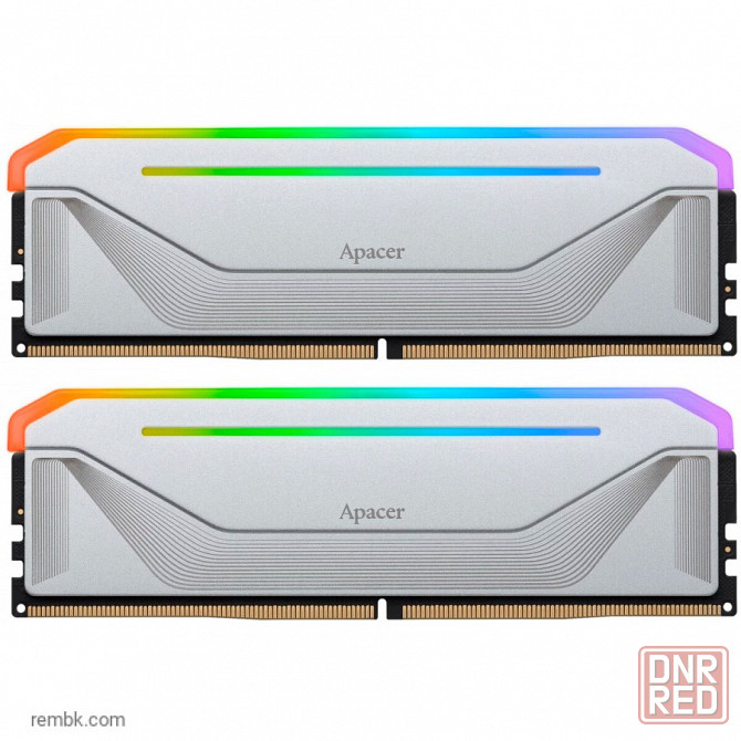 Оперативная память 32gb ddr5 6200mhz apacer nox rgb (2x16gb kit) (ah5u32g62c532nwaa-2) по доступной цене в макеевке днр | Гарантия Макеевка - изображение 1