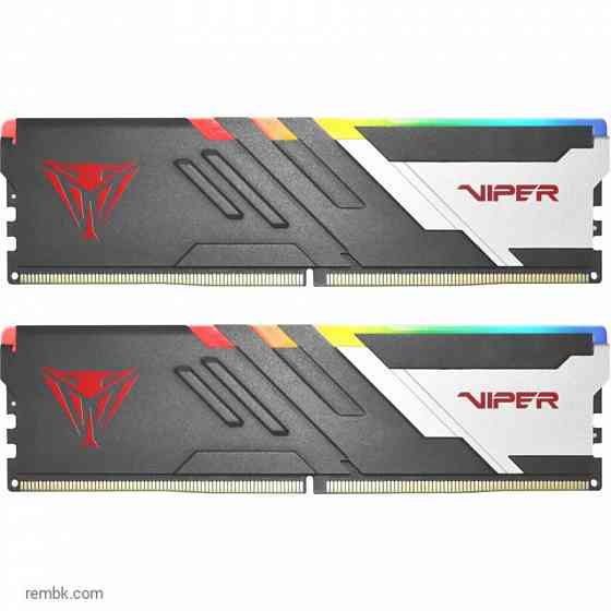 Оперативная память dimm patriot ddr5 2x32gb 5600mhz pvvr564g560c40k viper venom rgb rtl gaming pc5-44800 cl40 dimm 288-pin 1.35в kit с радиатором | Га Макеевка