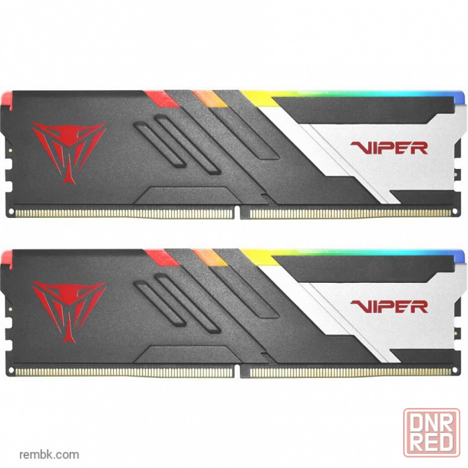 Оперативная память dimm patriot ddr5 2x32gb 5600mhz pvvr564g560c40k viper venom rgb rtl gaming pc5-44800 cl40 dimm 288-pin 1.35в kit с радиатором | Га Макеевка - изображение 1