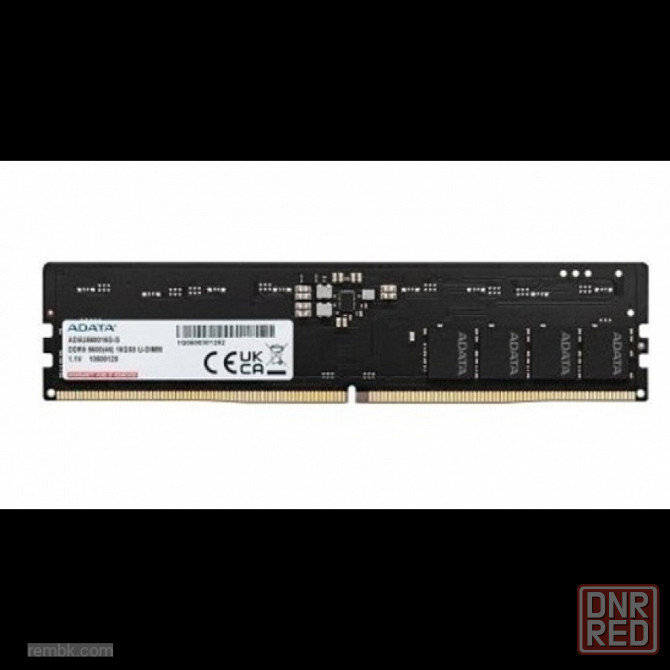 Оперативная память ddr5 16gb (pc5-44800) 5600mhz adata ad5u560016g-s по доступной цене в макеевке днр | Гарантия Макеевка - изображение 1
