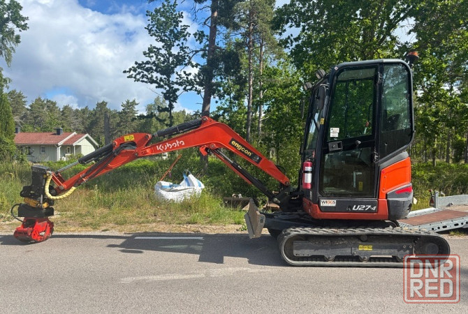 Экскаватор Kubota U27-4 с прицепом для машины Горловка - изображение 2