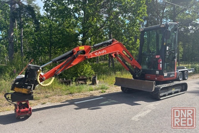 Экскаватор Kubota U27-4 с прицепом для машины Горловка - изображение 1