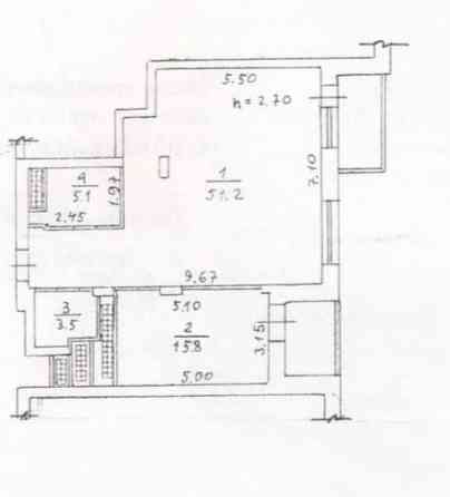 Продам 1к.кв. 80м2 Киевский район, Артема Донецк