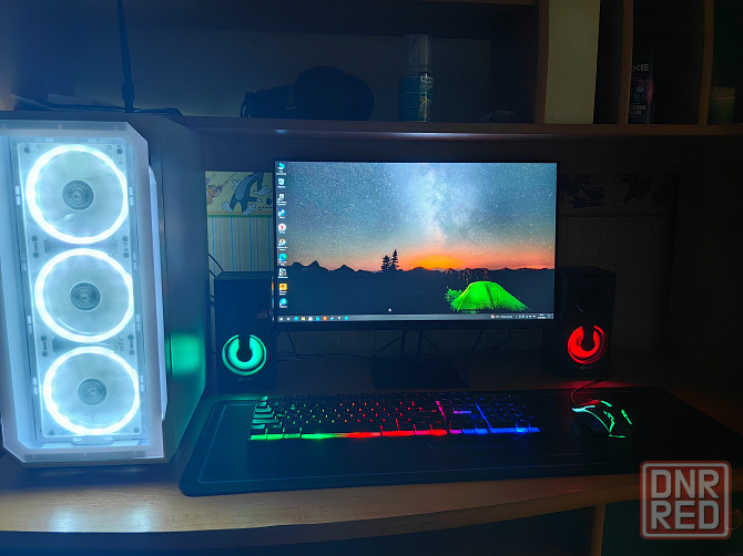 Почти новый игровой пк Ryzen 5 5600 RTX 4060 с игровым монитором Донецк - изображение 1