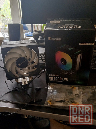 Кулер для процессора JONSBO CR-1000 EVO ARGB (Black) LGA1700/1200/115X/AM5/AM4 (TDP 220W, PWM, 120mm Донецк - изображение 1
