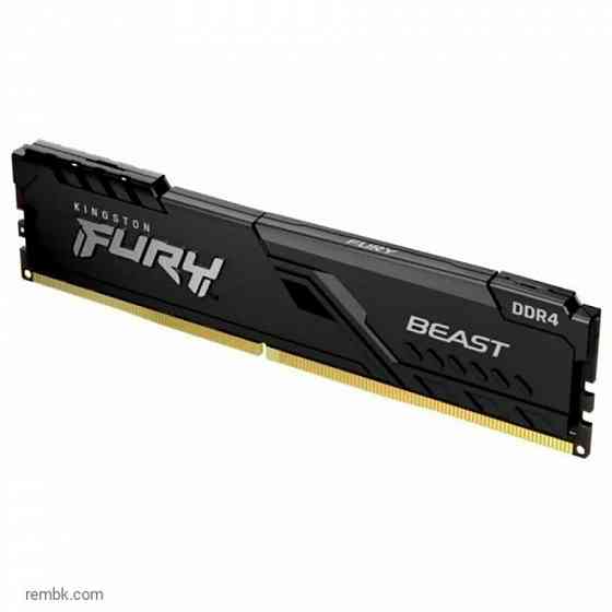 Оперативная память dimm ddr4 kingston fury beast 16гб 3200 мгц cl16 (kf432c16bb1/16) в макеевке днр | Гарантия Макеевка
