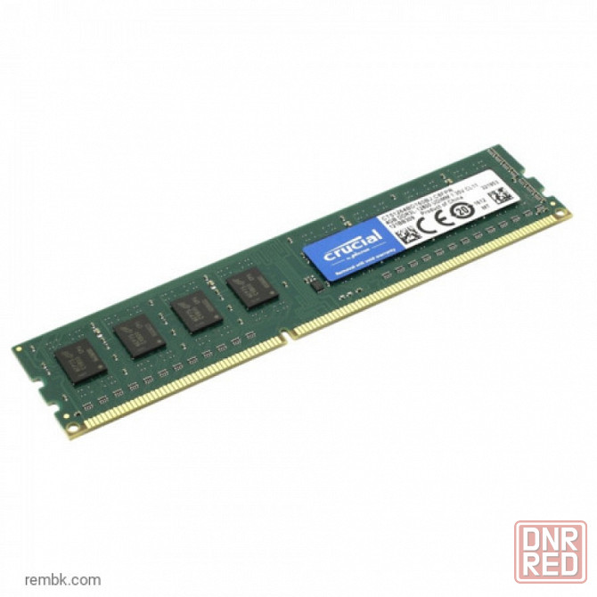 Оперативная память dimm ddr3l crucial 4гб 1600 мгц cl11 ct51264bd160bj б/у в макеевке днр | Гарантия Макеевка - изображение 1