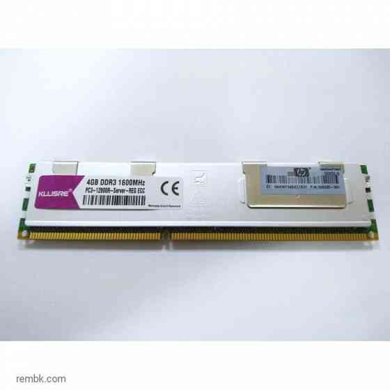 Оперативная память dimm ddr3 4гб kllisre 1600мгц (reg ecc) серверная б/у в макеевке днр | Гарантия Макеевка