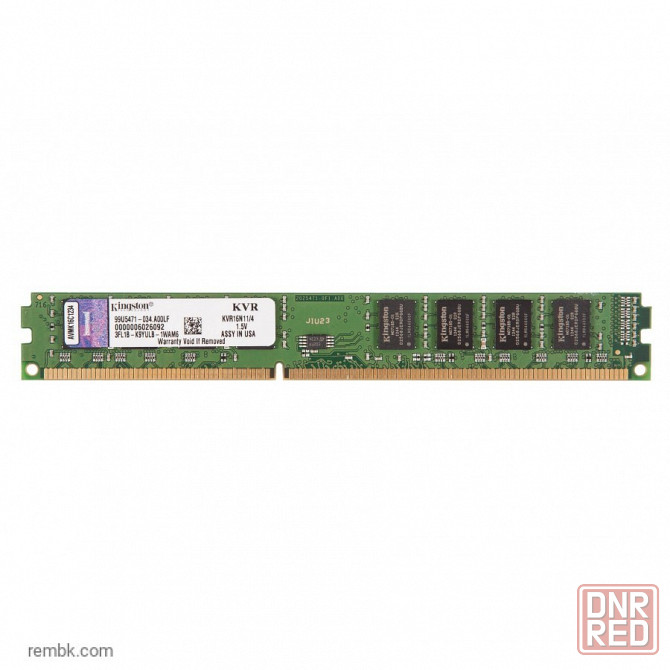 Оперативная память dimm ddr3 kingston valueram 4gb (kvr16n11/4) б/у | Гарантия Макеевка - изображение 1