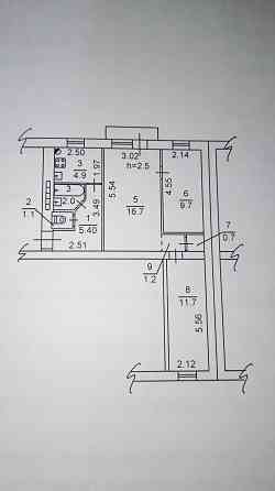 продам 3 комнатную Донецк