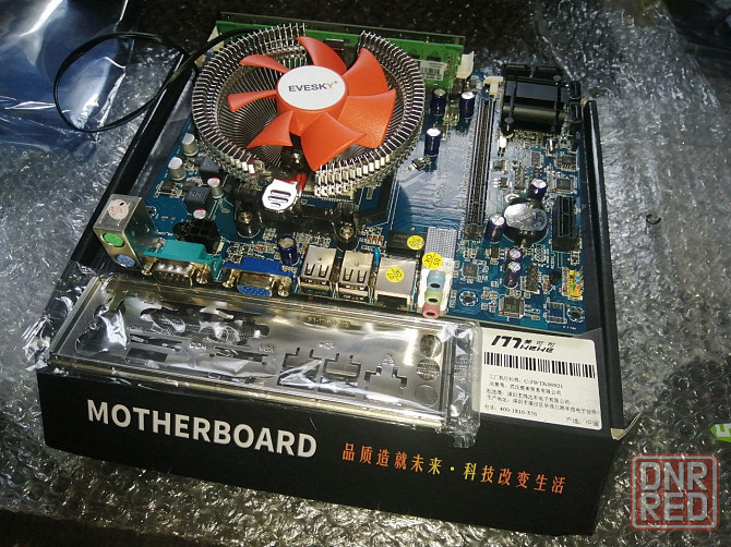 Новый 4ядерный комплект A8-3820 с 16гб памяти с видео Radeon HD 6550D Горловка - изображение 1