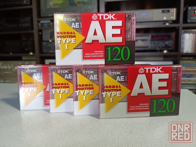 Запечатанные аудиокассеты TDK. AE120 Донецк - изображение 1