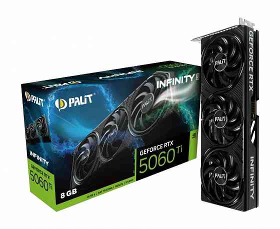 Видеокарта Palit NVIDIA GeForce RTX 5060 Ti Infinity 3 8GB GDDR7 Новая Донецк