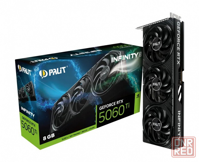 Видеокарта Palit NVIDIA GeForce RTX 5060 Ti Infinity 3 8GB GDDR7 Новая Донецк - изображение 1