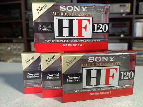 Запечатанные аудиокассеты Sony HF120 Донецк